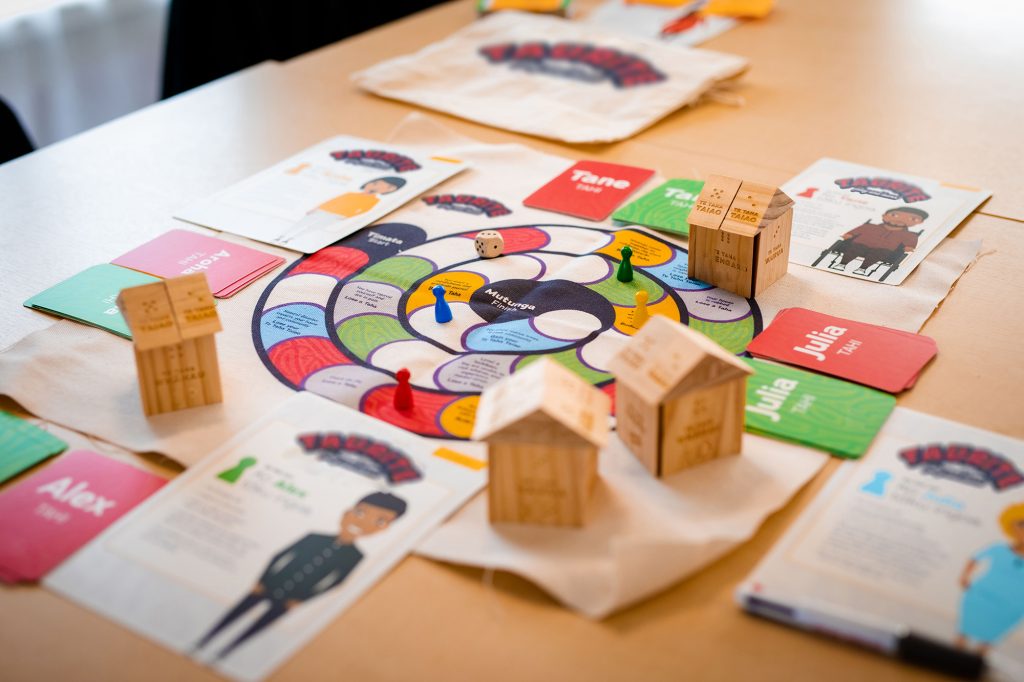 The Taurite board game with its cards and pieces.